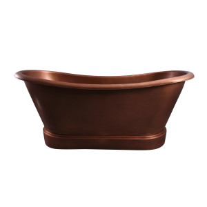 Barclay Carwyn COTDSN72L-SAC 72 Inch Copper Double Slipper Bathtub
