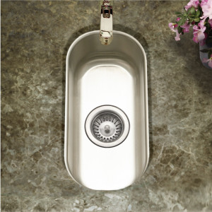 Houzer CS-1105-1 Club Series 18  Stainless Steel Undermount Bar/Prep Sink