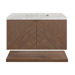 James Martin D200-V36-CSN-3EJP Single Vanity Chestnut Eternal Jasmine Pearl Top