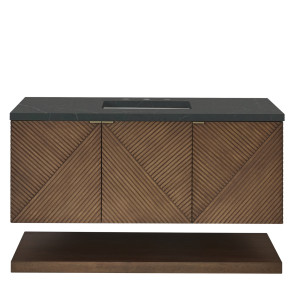James Martin D200-V48-CSN-3CSP Single Vanity w/ Charcoal Soapstone Quartz Top