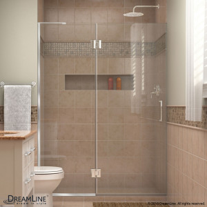 DreamLine D32472L Unidoor-X 48 in. H x ged Shower Door Left-wall Bracket