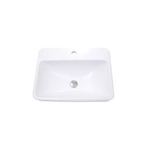 Nantucket Sinks DI-2317-R1 23 Inch Rectangular Drop-In Ceramic Vanity Sink