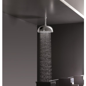 Aquatica DYN-WCRD-300 Dynamo Bathroom Shower Head With Lighting In Chrome