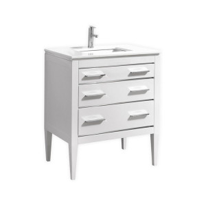 KubeBath E30-GW Eiffel 30'' High Gloss White Vanity W/ Quartz Counter Top KubeBath E30-GW Eiffel 30'' High Gloss White Vanity W/ Quartz Counter Top