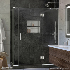 DreamLine E3290630R Unidoor-X Hinged Shower Enclosure With Right-wall Bracket