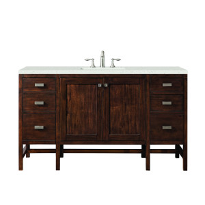 James Martin E444-V60S-MCA-3LDL Vanity Mid-Century Acacia w/ Lime Delight Top