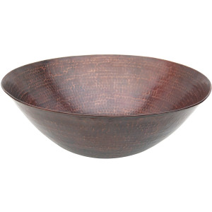 Eden Bath EB_C004AD Copper 18 Gauge Vessel Sink in Antique Dark Copper