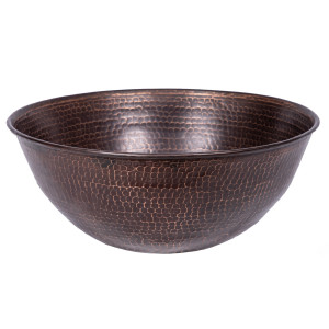 Eden Bath EB_C012AD Petite Copper Vessel Sink - Antique Dark Copper