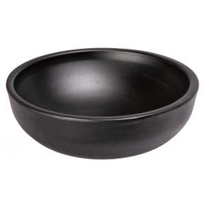 Eden Bath EB_N004CB 16-in Concrete Round Vessel Sink - Charcoal