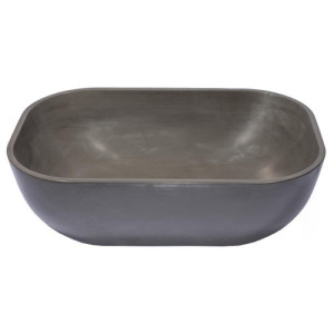 Eden Bath EB_N010 Rounded Corners Rectangular Concrete Vessel Sink
