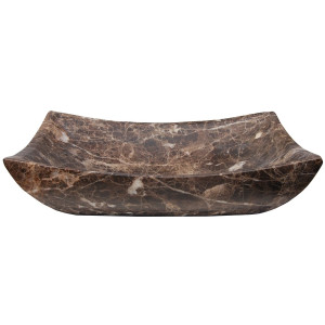 Eden Bath EB_S011DE-H Deep Zen Bathroom Sink - Honed Dark Emperador Marble