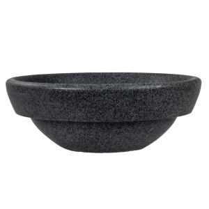 Eden Bath EB_S022PD-H Echo Bowl Shaped Honed Padang Dark Granite Vessel Sink