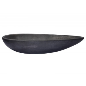 Eden Bath EB_S024LS-H Pod Shaped Vessel Sink - Honed Lava Stone