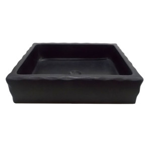 Eden Bath EB_S037LS-H Antique Rectangular Vessel Sink In Honed Lava Stone
