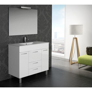 Eviva EVVN528-36 Venus® 36 Inch Wall Mount Bathroom Vanity with White Integrated Porcelain Sink