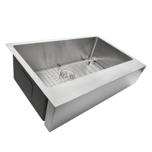 Nantucket EZApron33-9 Patented Design Single Bowl Stainless Steel Kitchen Sink