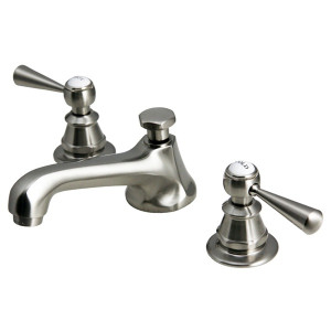 Water Creation F2-0009-..-ML Lever Two Handles Faucet with Pop-Up Drain 