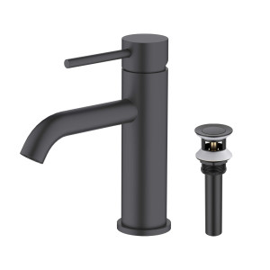 KIBI F201MB Single Handle Bathroom Sink Faucet with Pop Up Drain