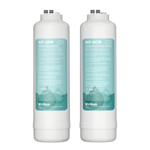 KRAUS FC-101 Replacement Filter Cartridges with Carbon Block and Filters