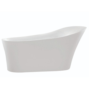 ANZZI FT-AZ092 Maple Series 5.58 ft. Freestanding Bathtub in White
