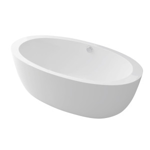 ANZZI FT-AZ111 Yield Series 5.58 ft. Freestanding Bathtub in White