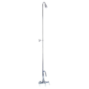 Barclay 4012-PL Diverter Tub Filler with Diverter and Plastic Shower Head