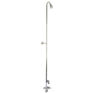 Barclay 4199 Tub Filler with Diverter, Code Spout and Plastic Shower Head