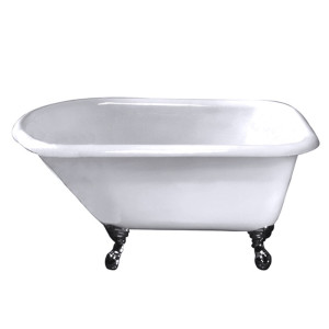 Barclay Addison CTRN49-WH 49 Inch Cast Iron Bathtub With Ball and Claw Feet