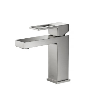 KIBI KBF1002BN Cubic Single Handle Bathroom Vanity Sink Faucet