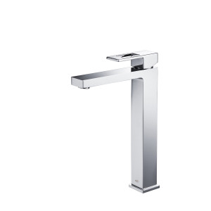 KIBI KBF1003CH Cubic Single Handle Bathroom Vessel Sink Faucet