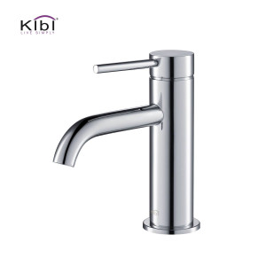 KIBI KBF1008CH Circular Single Handle Bathroom Vanity Sink Faucet KIBI KBF1008CH Circular Single Handle Bathroom Vanity Sink Faucet