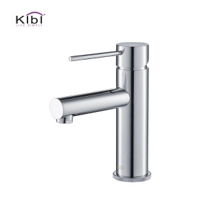 KIBI KBF1010CH Circular X Single Handle Bathroom Vanity Sink Faucet