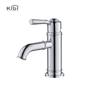 KIBI KBF1012CH Victorian Single Handle Bathroom Vanity Sink Faucet