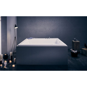 Aquatica Lacus-Wht-Std Lacus-Wht Drop-In Acrylic Bathtub