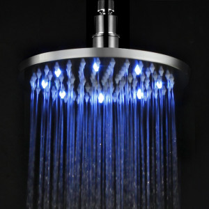 ALFI brand LED8R 8 Inch Round Multi Color LED Rain Shower Head