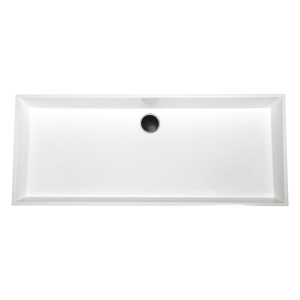 Nantucket Sinks NS-GSTR36 Rectangle White Glacierstone Sink NS-GSTR36
