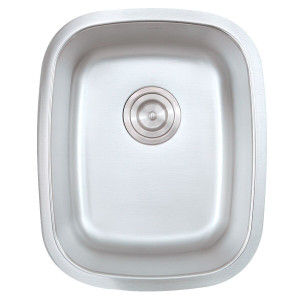 Nantucket Sinks NS20 Undermount 18 Gauge Stainless Steel Bar/Prep Sink