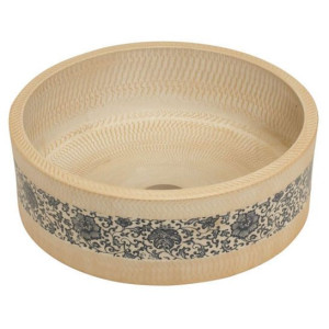 Lenova PAC-12 Designed Round Porcelain Sink Above Counter 16 X 16