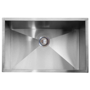 Lenova PC-SS-0Ri-S27 Perma Clean Stainless Steel Single Bowl 16 Gauge