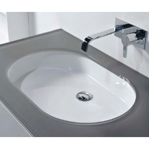 Cantrio Koncepts PS-110 Vitreous China Undermount Sink With Overflow