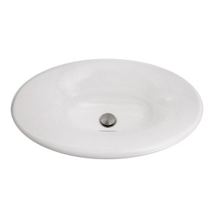 Nantucket Sinks RC70640W Tortola Italian Fireclay Vanity Sink