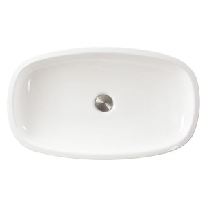 Nantucket Sinks RC79041W Portofino Italian Fireclay Vanity Sink