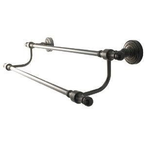 Allied Brass RD-72-18 Retro Dot 18 Inch Double Towel Bar