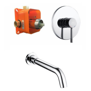 KubeBath RFT1V Aqua Rondo Tub Filler with Rough-In Valve