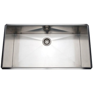 Rohl RSS3618SB Stainless Steel Kitchen Sink in Brushed Stainless Steel