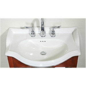 Empire Industries S22 Savoy 22'' Ceramic Rounded Bathroom Sink