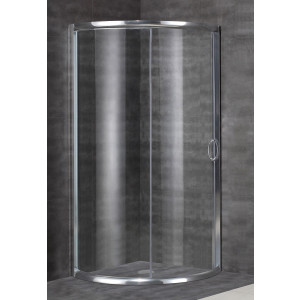 Aston Global SD908-..-36-5 Semi-Frameless Round Sliding Shower Enclosure