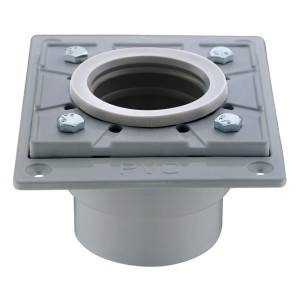 Dawn SDB040206 PVC Shower Drain Base with Rubber Fitting