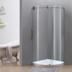 Aston Global SEN980-TR-..-36-8-L Shower Enclosure w/ Base and Left Opening