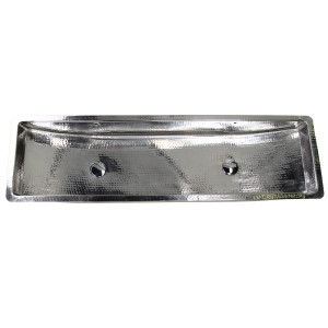 Nantucket TRS48-OF Stainless Double Trough Undermount Bathroom Sink + Overflow